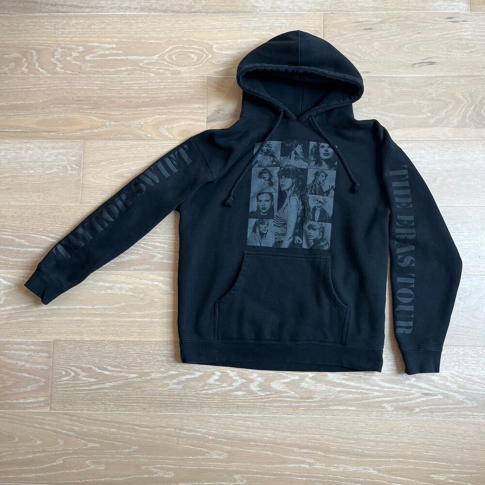 Taylor Swift Eras Tour 2023 Black Hoodie Limited Edition Official Merch Large